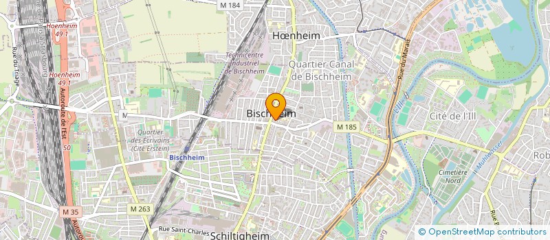 localisation de l'entreprise PIXARIO  BISCHHEIM