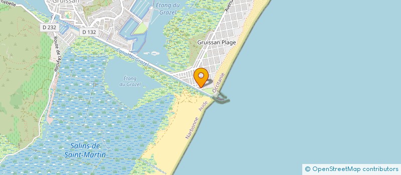 localisation de l'entreprise PIXAS à GRUISSAN