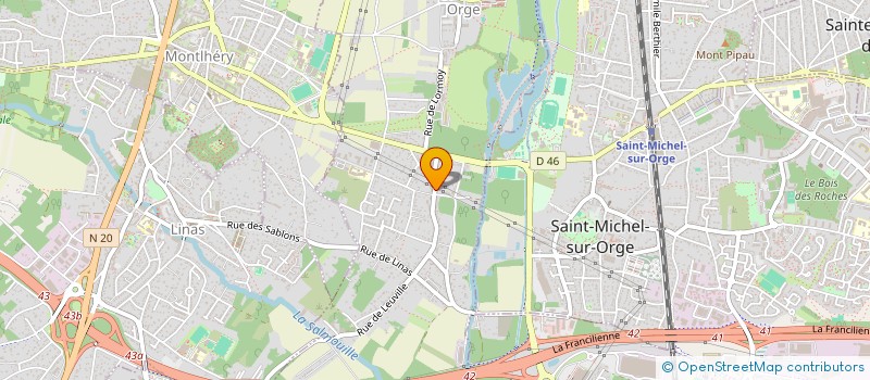 localisation de l'entreprise PIXBEE DESIGN  LONGPONT-SUR-ORGE