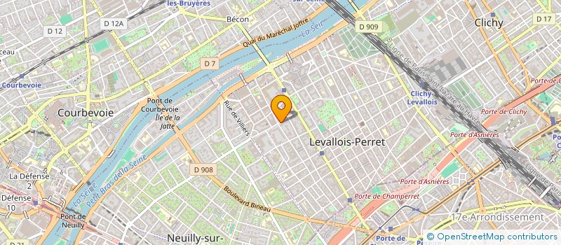 localisation de l'entreprise PIXCHAIN à LEVALLOIS-PERRET