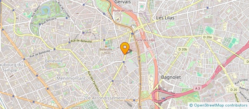 localisation de l'entreprise PIXCOOK à BAGNOLET