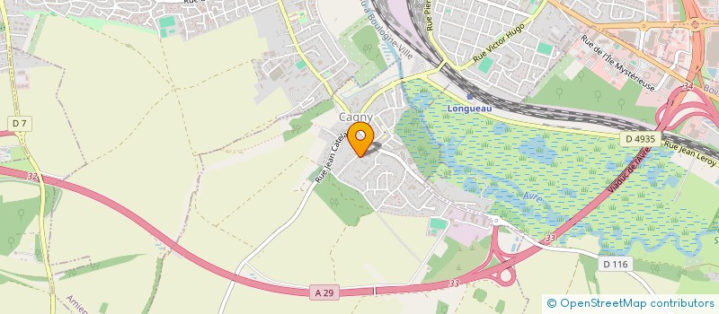 localisation de l'entreprise PIXCUBE  CAGNY