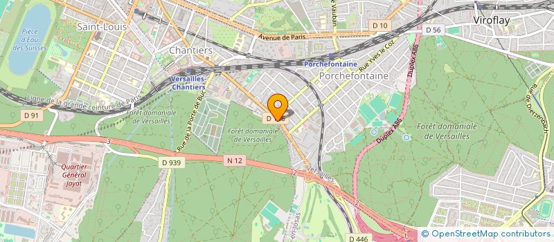 localisation de l'entreprise PIXEFILM à VERSAILLES