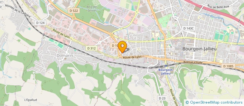 localisation de l'entreprise PIXEL  BOURGOIN-JALLIEU