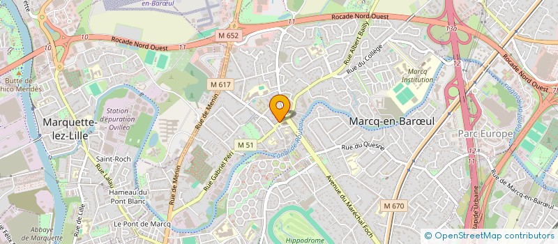 localisation de l'entreprise PIXEL à MARCQ-EN-BARŒUL