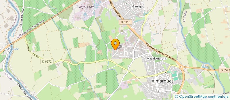 localisation de l'entreprise PIXEL  AIMARGUES