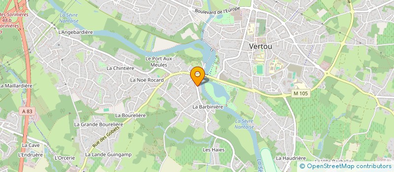 localisation de l'entreprise PIXEL  VERTOU