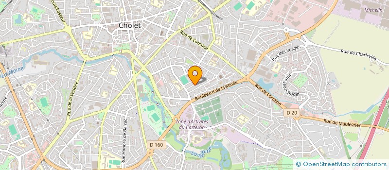 localisation de l'entreprise PIXEL à CHOLET
