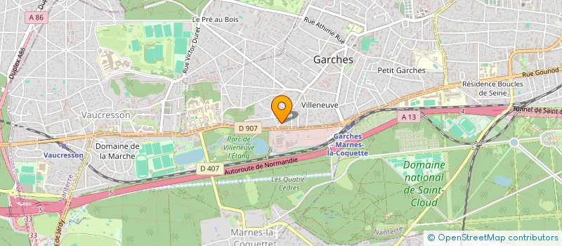 localisation de l'entreprise PIXEL ADVISORY à GARCHES