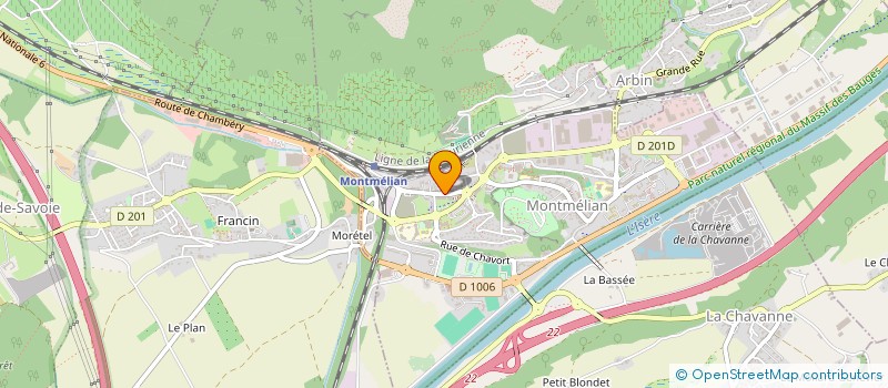 localisation de l'entreprise PIXEL AS à MONTMELIAN