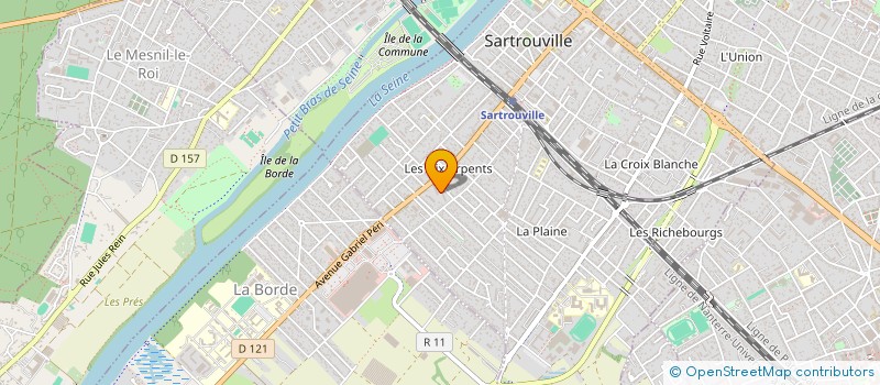 localisation de l'entreprise PIXEL CODE  SARTROUVILLE