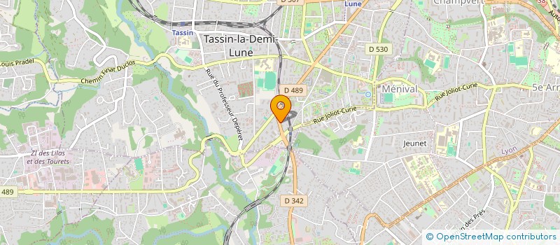 localisation de l'entreprise PIXEL CONSTRUCTION à TASSIN-LA-DEMI-LUNE