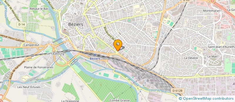 localisation de l'entreprise PIXEL EDITION à BEZIERS