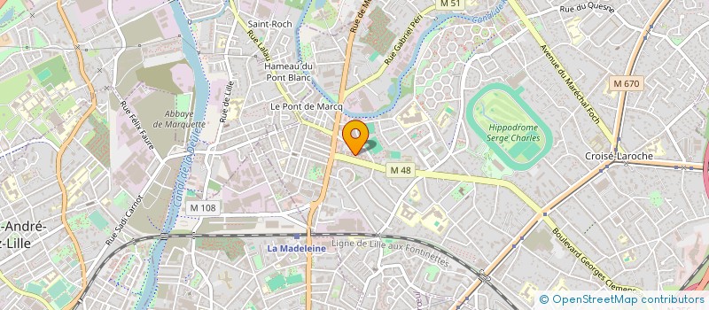 localisation de l'entreprise PIXEL FANTOME à MARCQ-EN-BARŒUL
