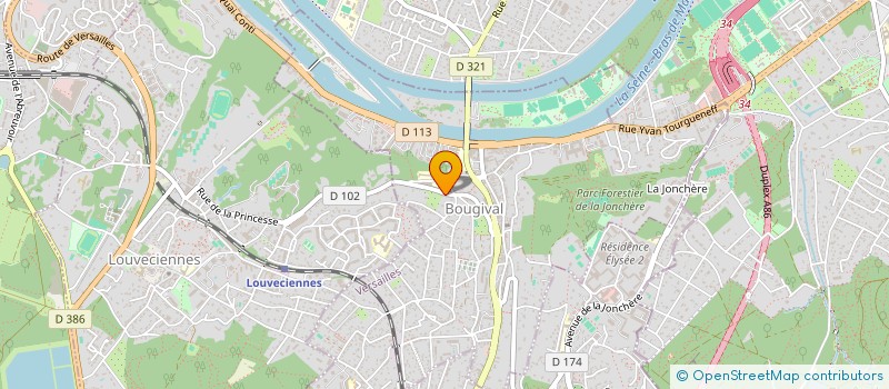 localisation de l'entreprise PIXEL GROUP  BOUGIVAL