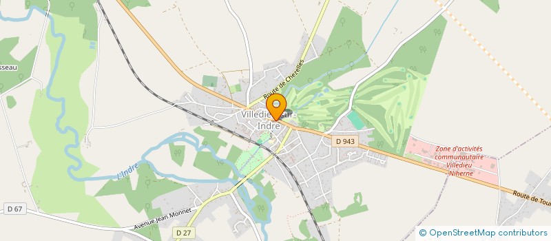 localisation de l'entreprise PIXEL INFINITY à VILLEDIEU-SUR-INDRE