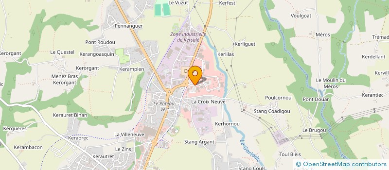 localisation de l'entreprise PIXEL INFORMATIQUE  CONCARNEAU