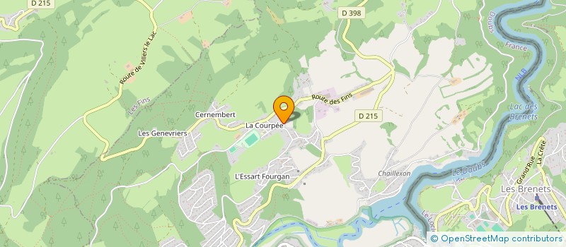 localisation de l'entreprise PIXEL INVEST  VILLERS-LE-LAC