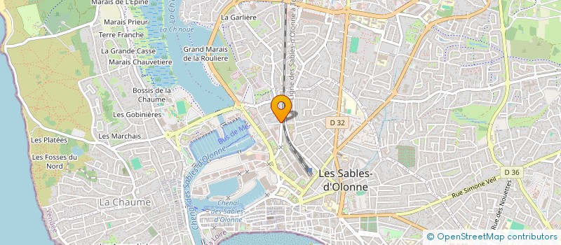 localisation de l'entreprise PIXEL LABS à LES SABLES D'OLONNE