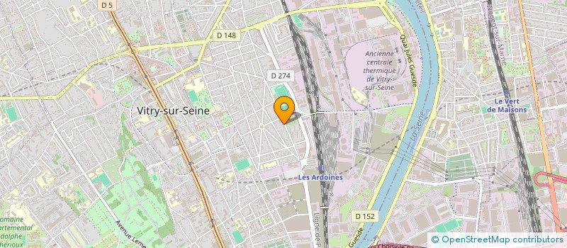 localisation de l'entreprise PIXEL PROD à VITRY-SUR-SEINE