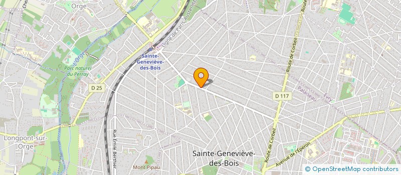 localisation de l'entreprise PIXEL ROBOTICS  SAINTE-GENEVIEVE-DES-BOIS