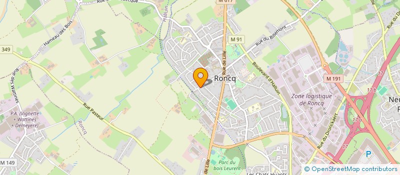 localisation de l'entreprise PIXEL SHAKER à RONCQ