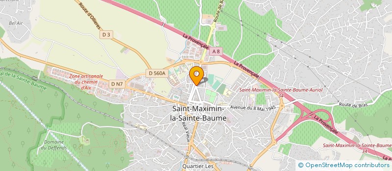 localisation de l'entreprise PIXEL SOLUTIONS NETWORK à SAINT-MAXIMIN-LA-SAINTE-BAUME