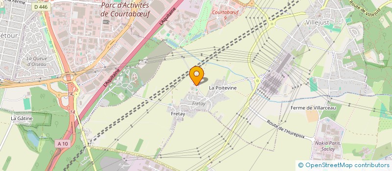 localisation de l'entreprise PIXEL STRATEGIE à VILLEBON SUR YVETTE
