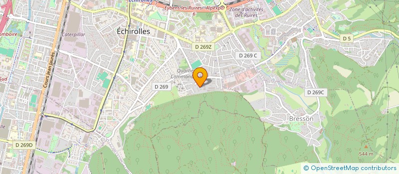 localisation de l'entreprise PIXEL TACTICS  ECHIROLLES