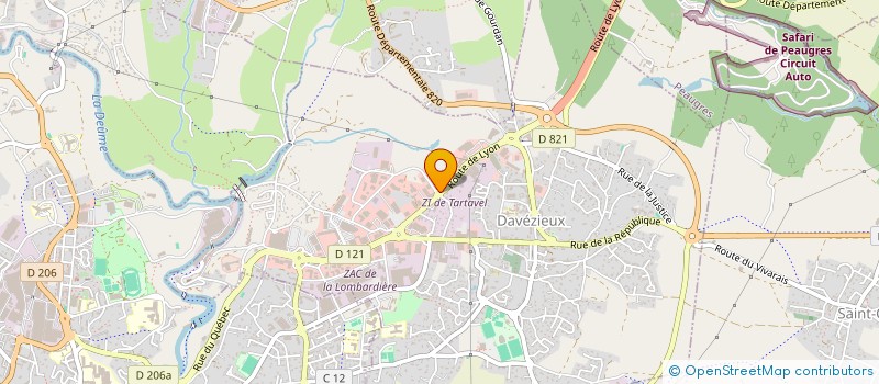 localisation de l'entreprise PIXEL TECH à DAVEZIEUX