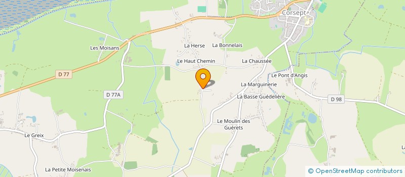 localisation de l'entreprise PIXEL-V  CORSEPT