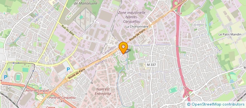 localisation de l'entreprise PIXELA à NANTES