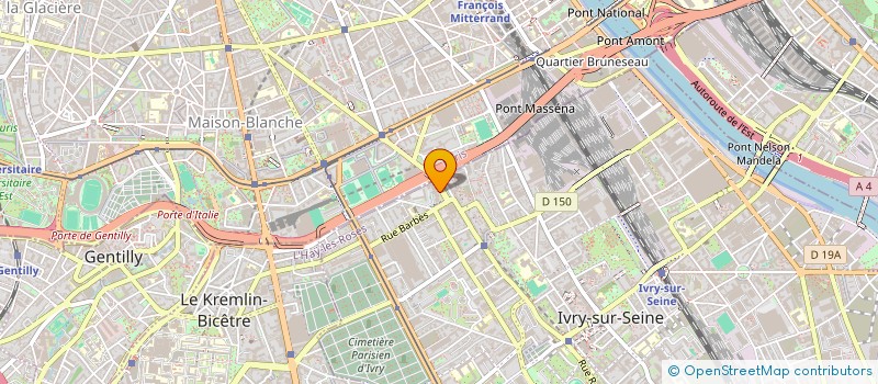 localisation de l'entreprise PIXELARCADE FRANCE  IVRY-SUR-SEINE