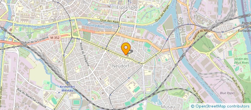 localisation de l'entreprise PIXELENCE à STRASBOURG