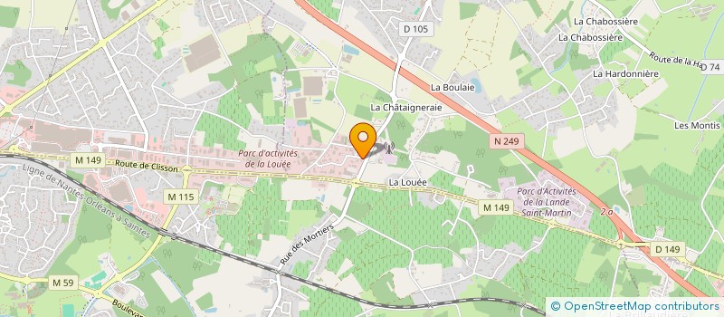 localisation de l'entreprise PIXELFAB  HAUTE-GOULAINE