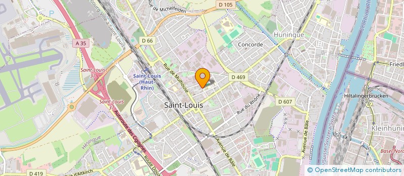 localisation de l'entreprise PIXELFACT  SAINT-LOUIS