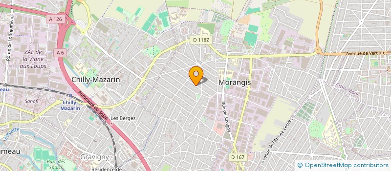 localisation de l'entreprise PIXELGRAF STUDIO à MORANGIS