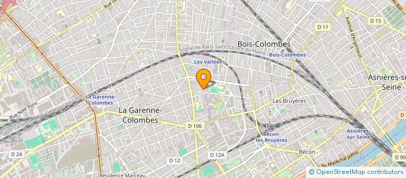 localisation de l'entreprise PIXELHORIZON à LA GARENNE-COLOMBES