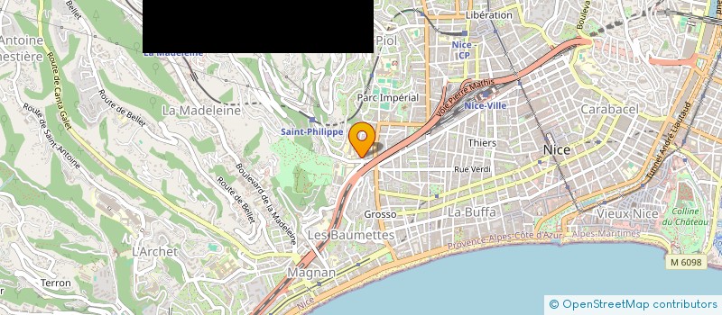 localisation de l'entreprise PIXELLE ET PINCEAU à NICE