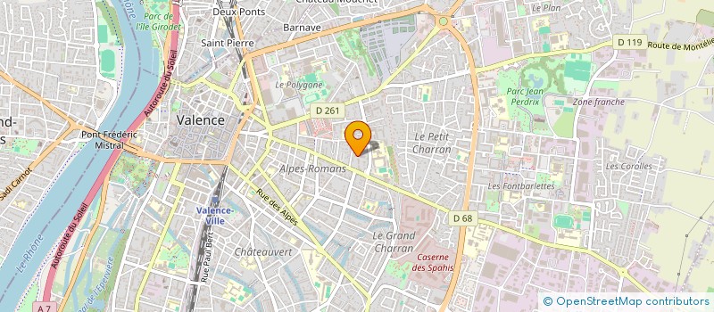 localisation de l'entreprise PIXELPOP  VALENCE