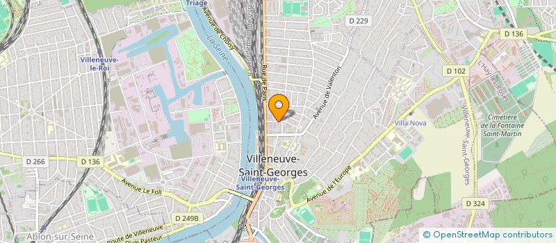 localisation de l'entreprise PIXELS  VILLENEUVE-SAINT-GEORGES