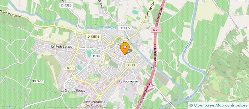 localisation de l'entreprise PIXELS CONTINENTS BUNDNIS à PEZENAS