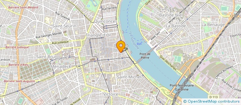 localisation de l'entreprise PIXELUS à BORDEAUX