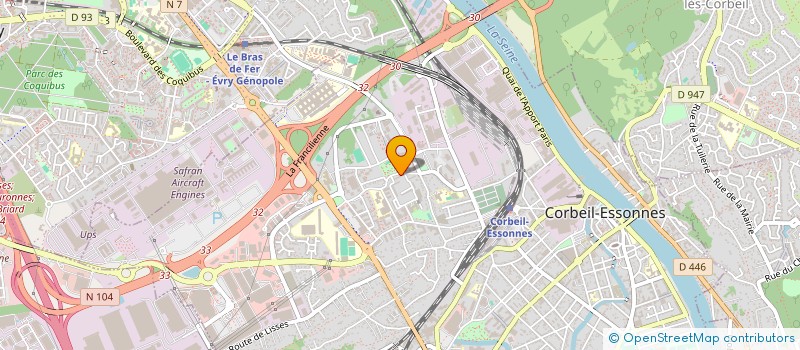 localisation de l'entreprise PIXELWEB à CORBEIL-ESSONNES