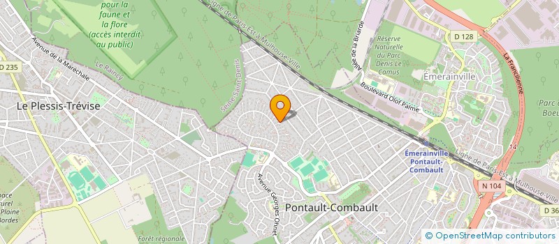localisation de l'entreprise PIXELYS à PONTAULT-COMBAULT