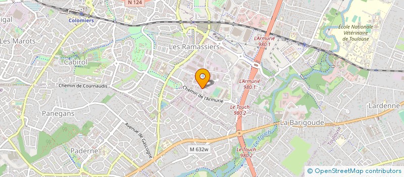 localisation de l'entreprise PIXEO MEDIA à COLOMIERS