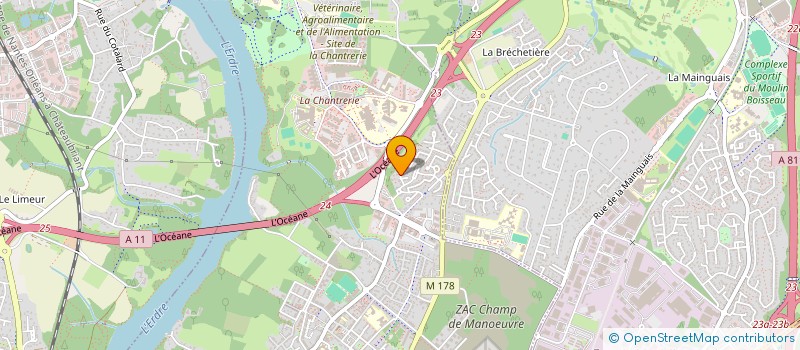 localisation de l'entreprise PIXEV  NANTES