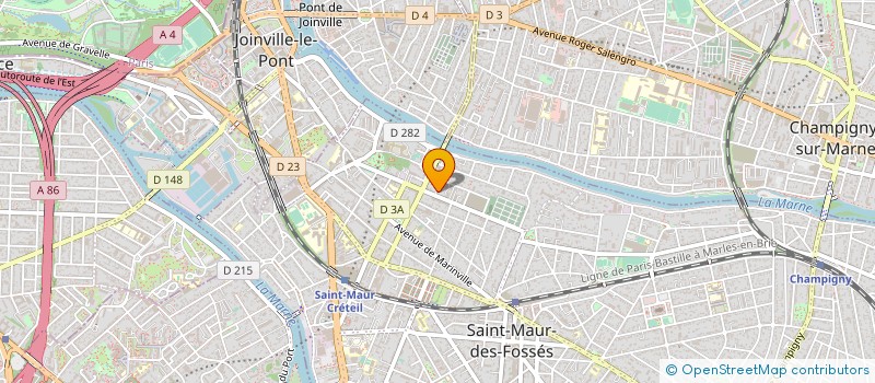 localisation de l'entreprise PIXFLOW à SAINT-MAUR-DES-FOSSES
