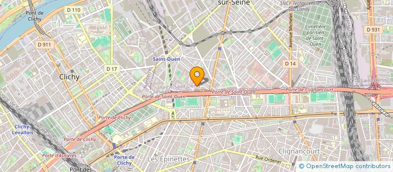 localisation de l'entreprise PIXIATECH  SAINT-OUEN-SUR-SEINE