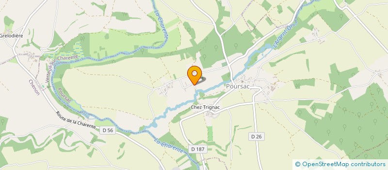 localisation de l'entreprise PIXIE  POURSAC